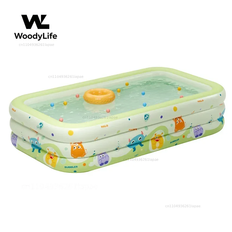 Kids Outdoor Inflatable Water Slide - Large Inflatable Family Pool Adults Kids