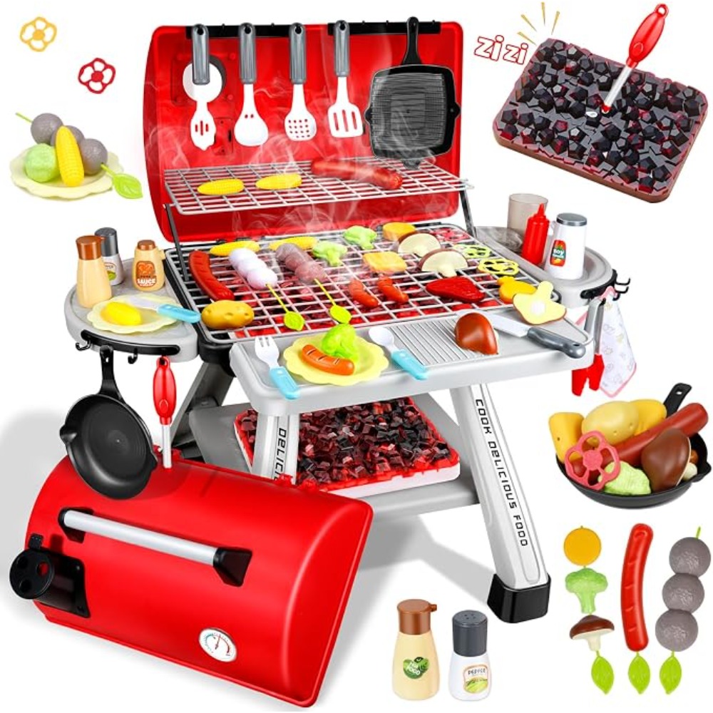 Kids Outdoor Bbq - Barbecue Grill Toy Set Kids BBQ