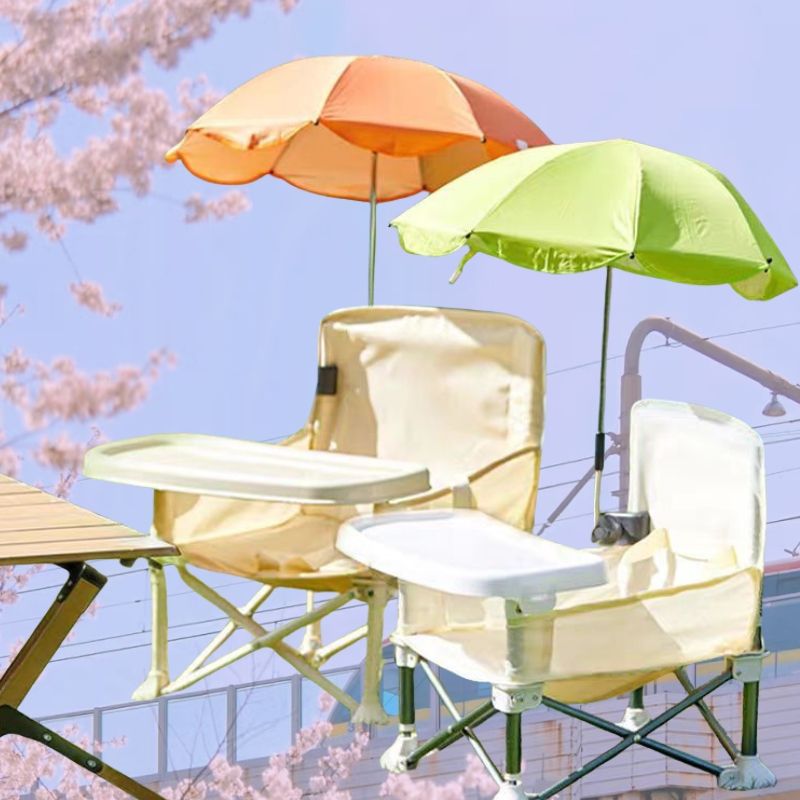 Kids Outdoor Table And Chairs - Portable Kid Chair with Detachable Feeding