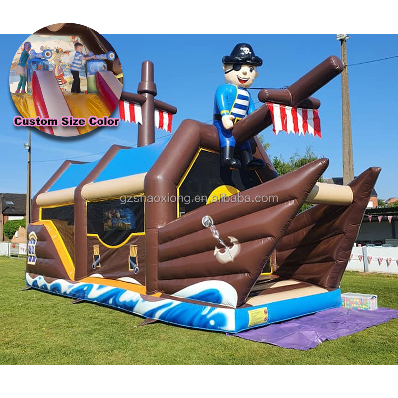 Kids Outdoor Inflatable Water Slide - Outdoor Inflatable Castle Bouncy Castle Amusement