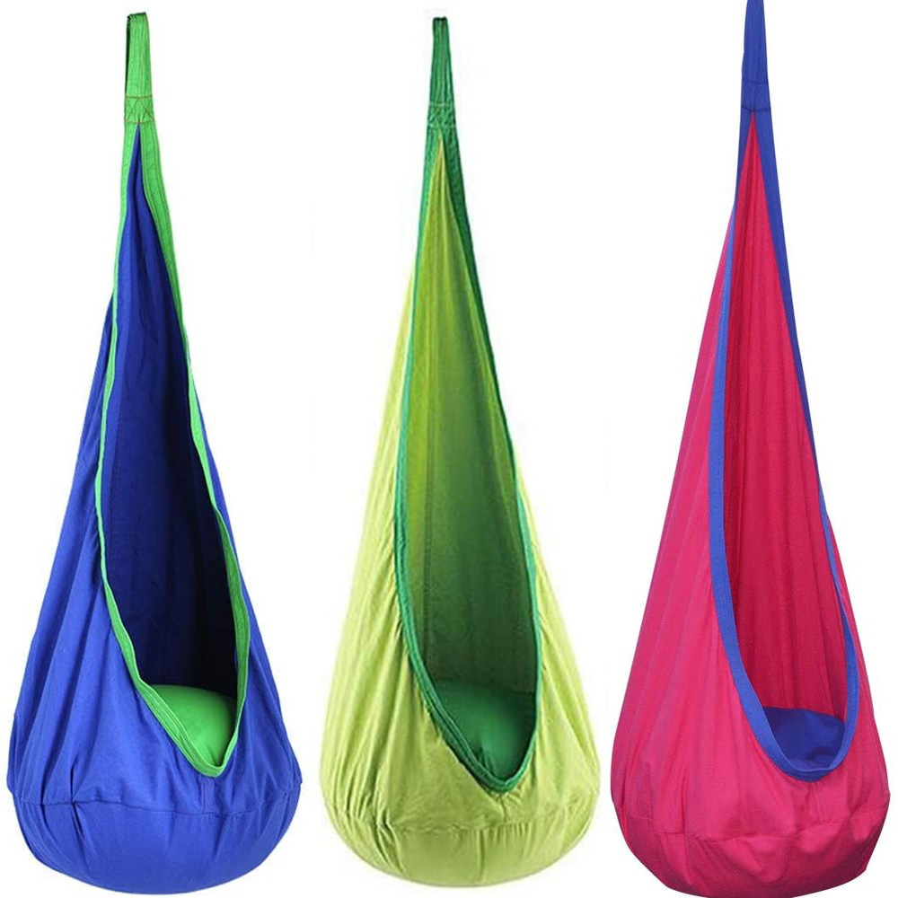 New Children's Hanging Chair P - đánh giá và giá Kids Outdoor Hammock Chair