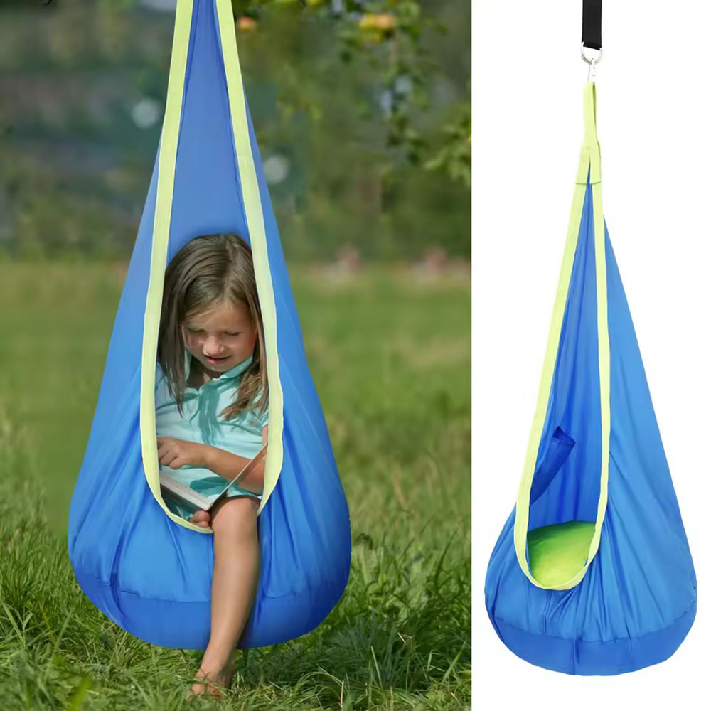 Kids Pod Swing Seat Nylon Hang - đánh giá và giá Kids Outdoor Hammock Chair