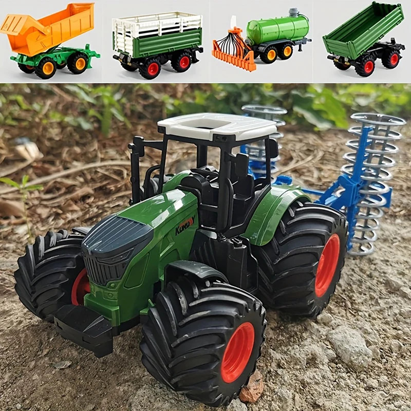 1:24 Inertial Farm Tractor wit - đánh giá và giá Play Kids Outdoor