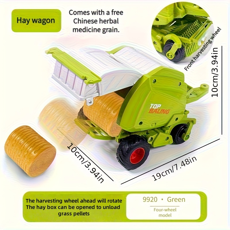 1:24 Inertial Farm Tractor wit - đánh giá và giá Play Kids Outdoor