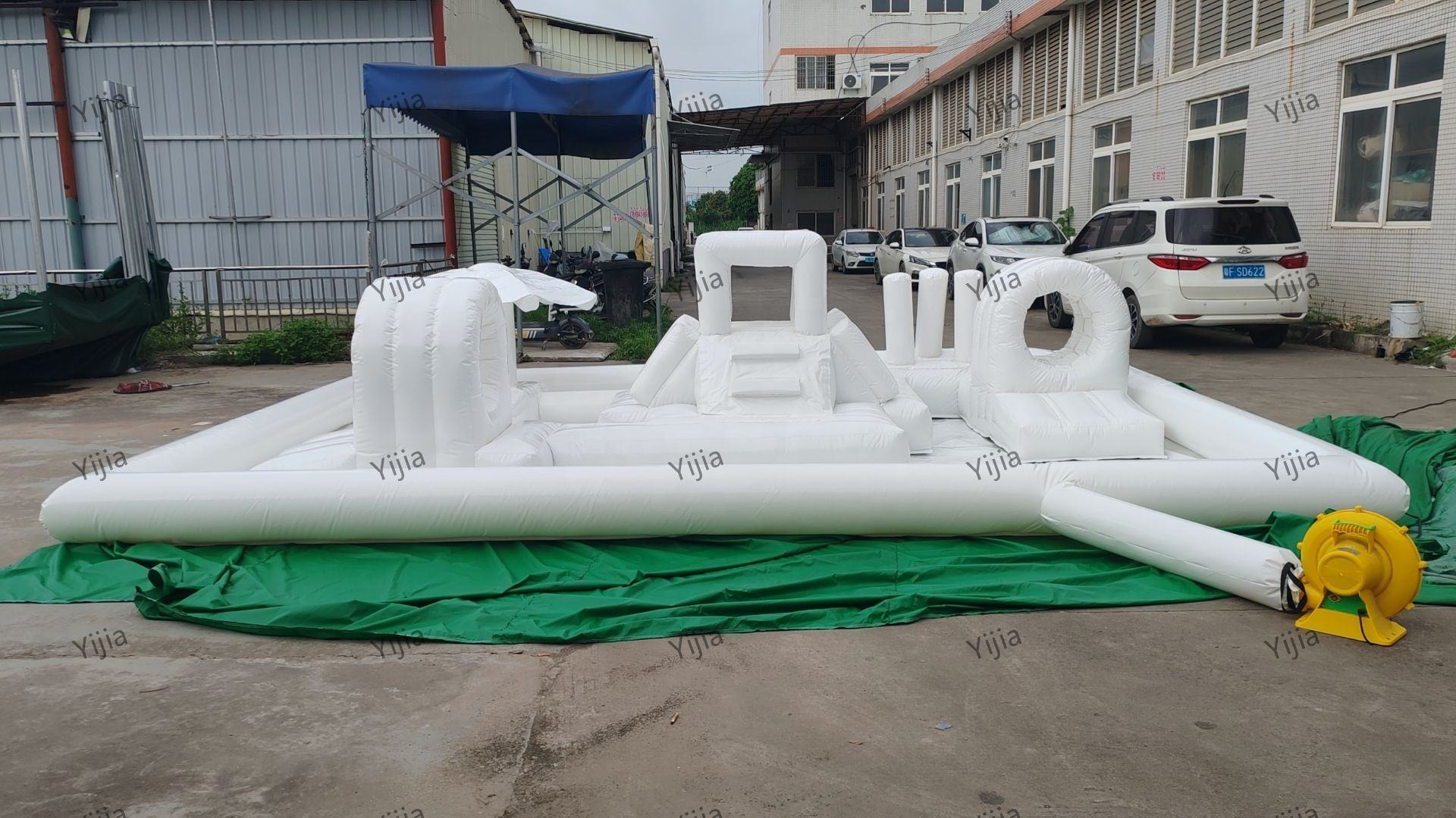 Stock 6M Soft Play Equipment B - đánh giá và giá Kids Outdoor Inflatable Water Slide
