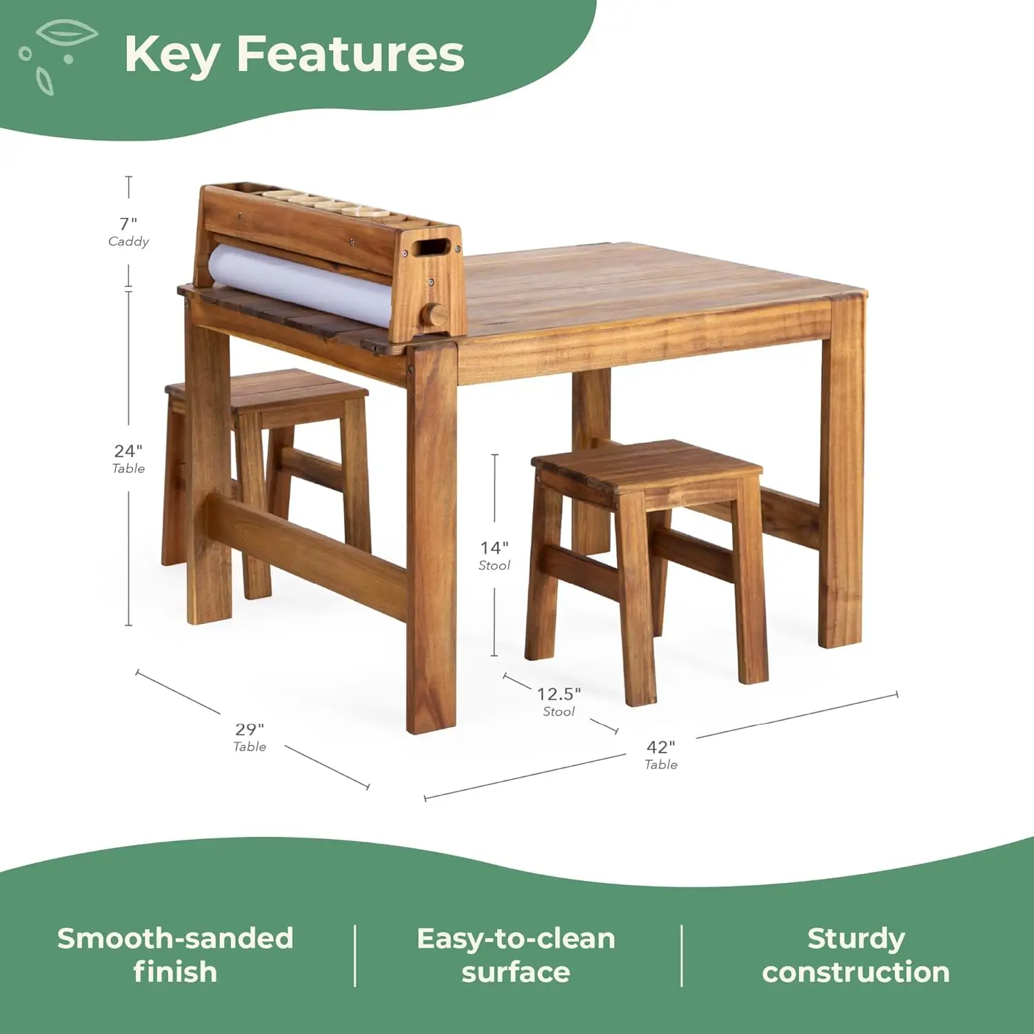 Acadia Outdoor Art Table and S - đánh giá và giá Kids Outdoor Table And Chairs