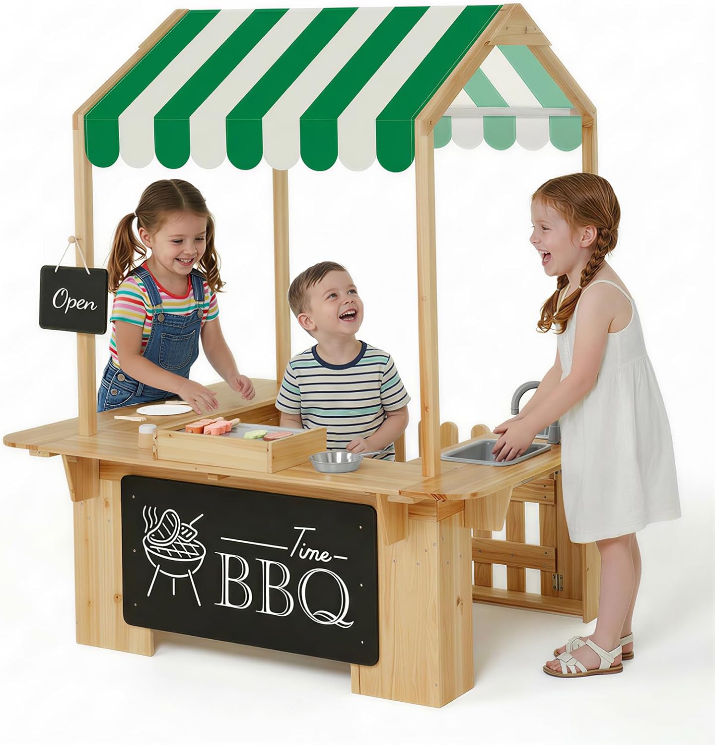 Kids Outdoor Playhouse, Mud Ki - đánh giá và giá Kids Outdoor Bbq