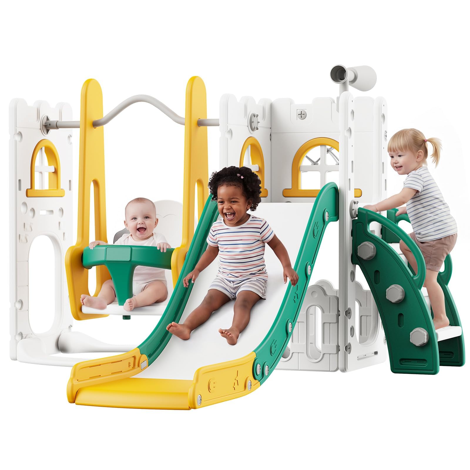 7 in 1 Toddler Slide And Swing - đánh giá và giá Kids Outdoor Slide