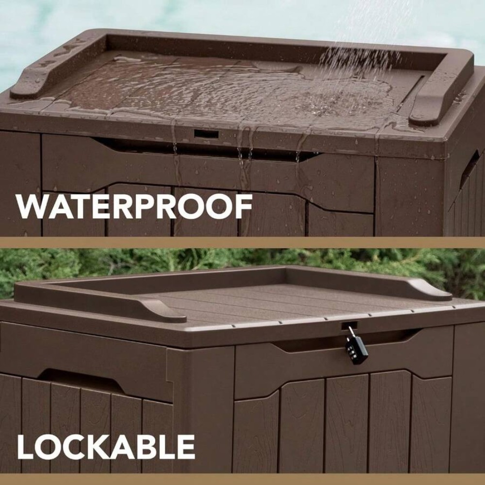 30 Gallon Resin Deck Box Outdo - đánh giá và giá Kids Outdoor Bbq