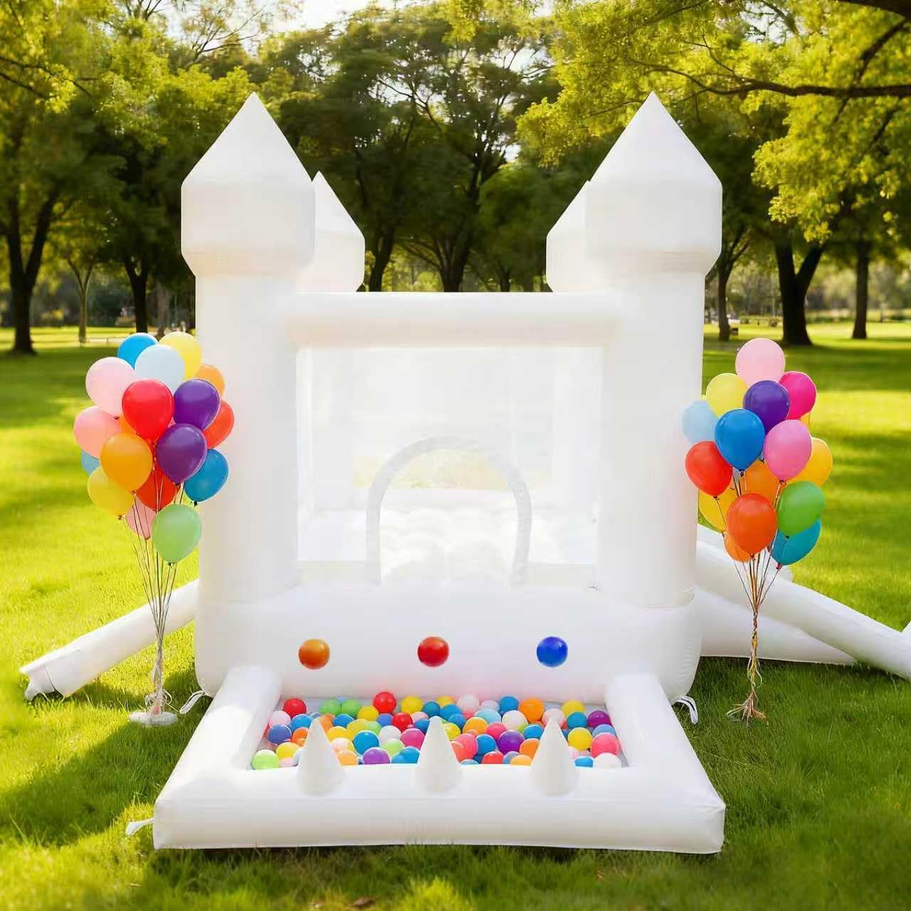 White Bounce House, Indoor and - đánh giá và giá Kids Outdoor Slide