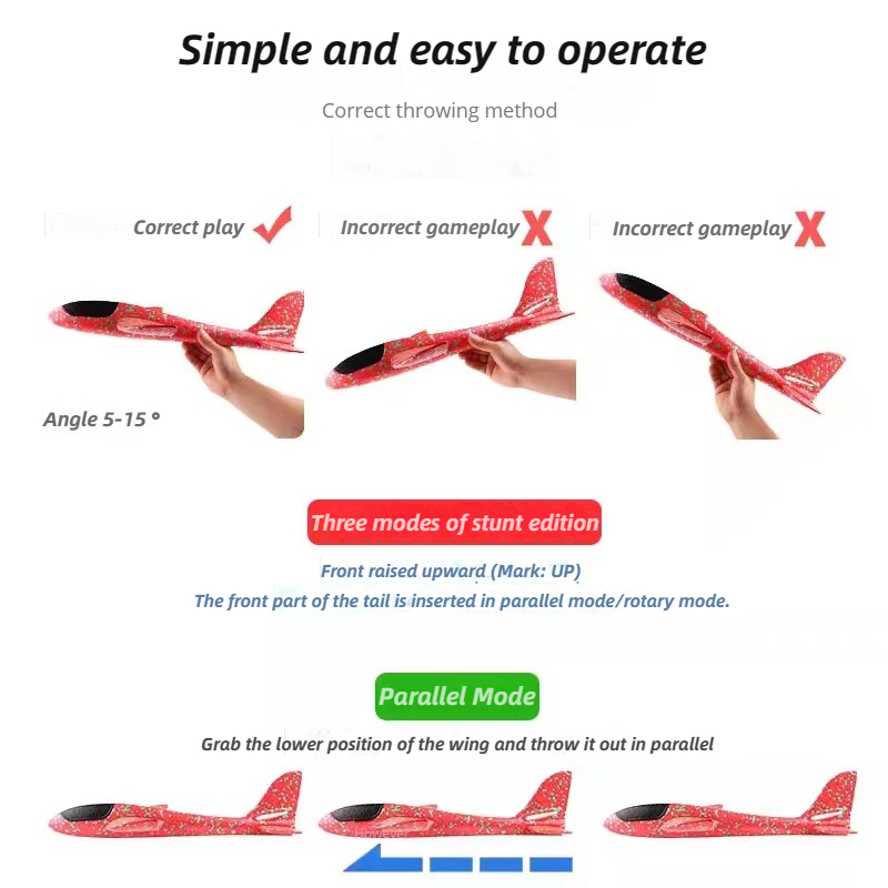48cm Large Foam Airplane Child - đánh giá và giá Play Kids Outdoor
