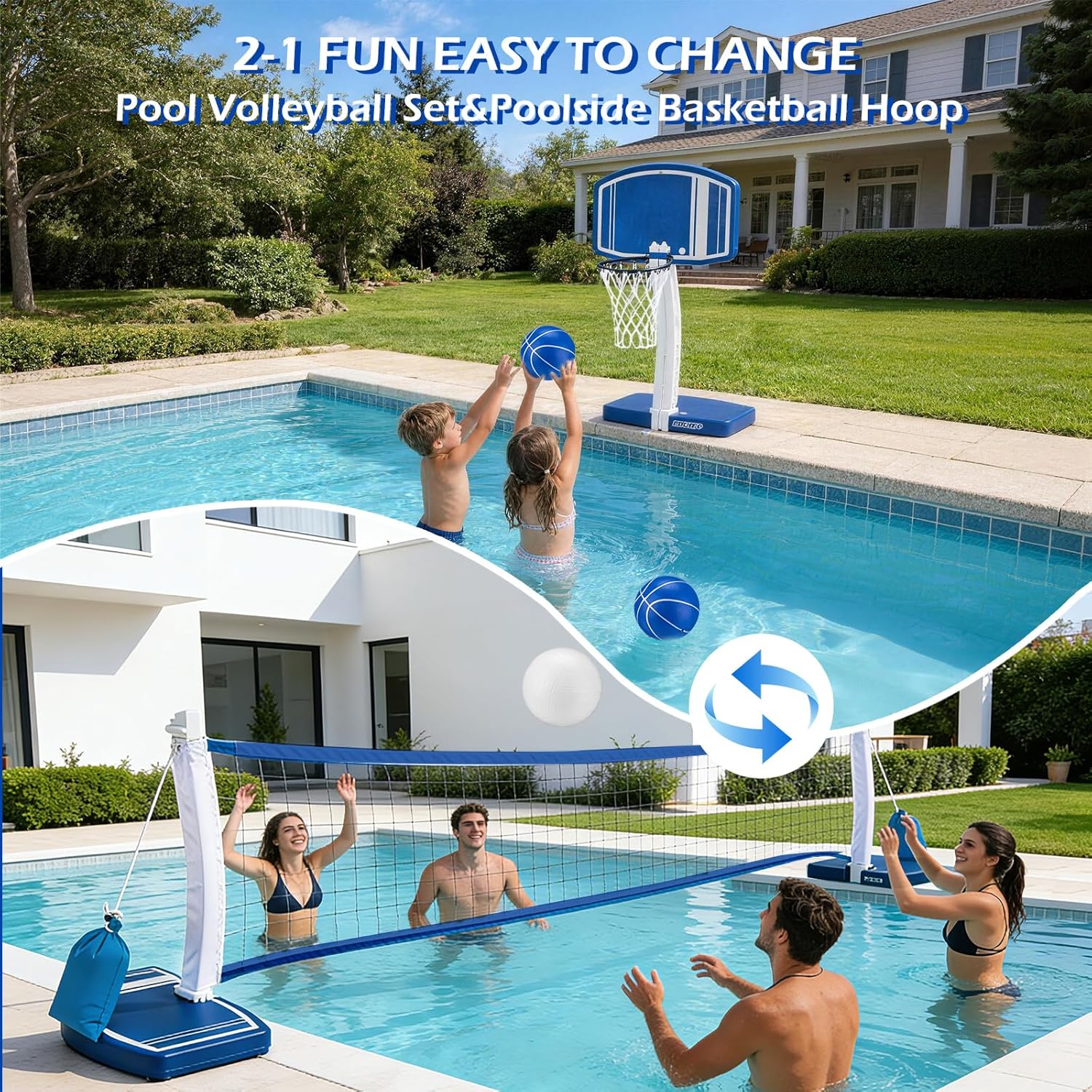 Above Ground Pool Basketball H - đánh giá và giá Kids Outdoor Toys