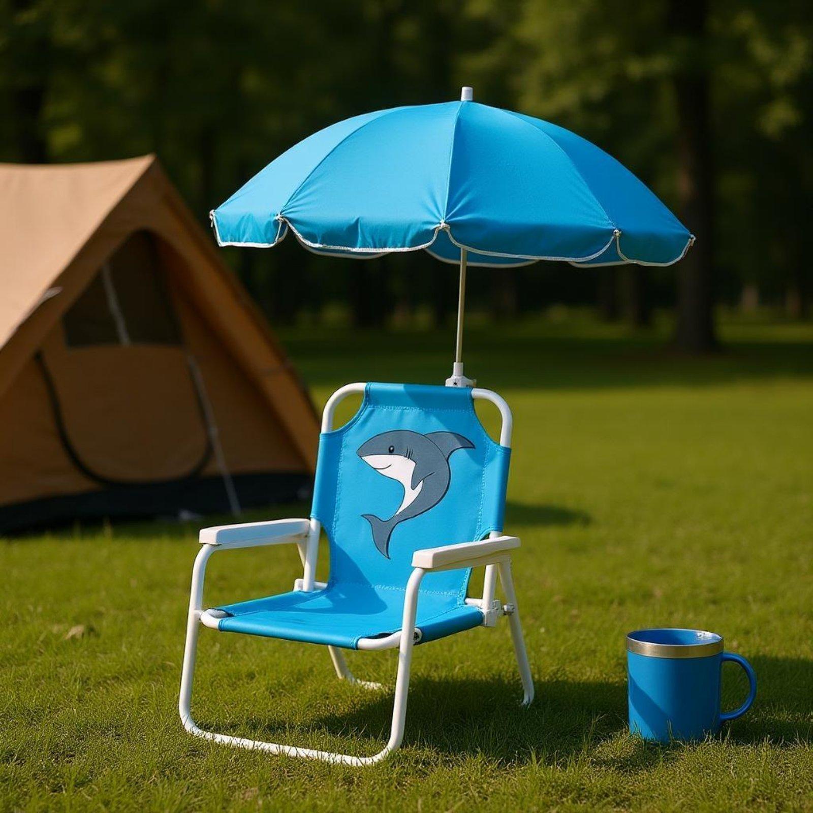 Kids Beach Chair with Umbrella - đánh giá và giá Kids Outdoor Furniture
