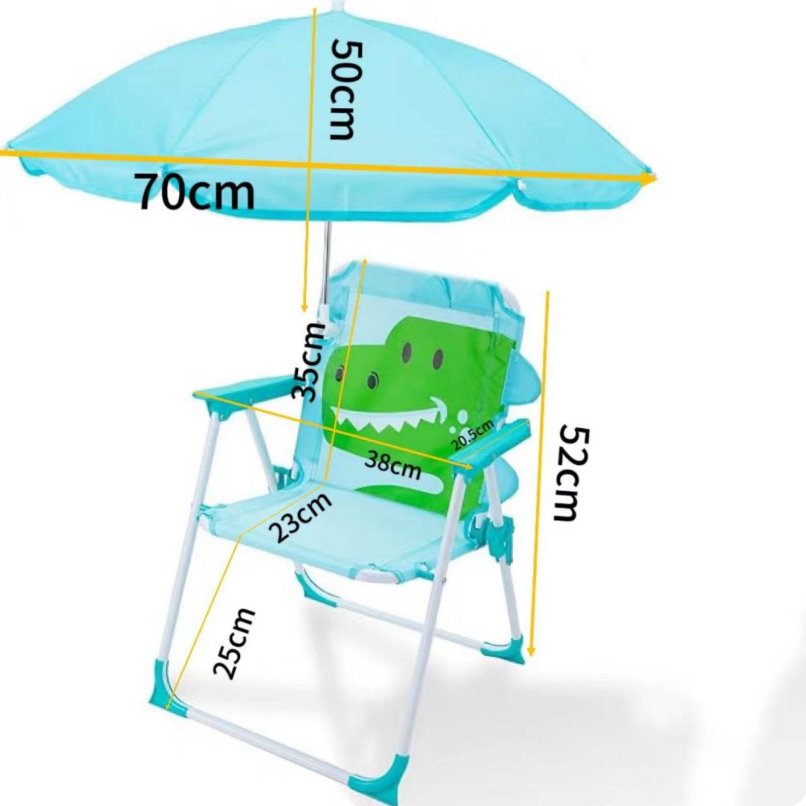 Kids Beach Chair with Umbrella - đánh giá và giá Kids Outdoor Furniture
