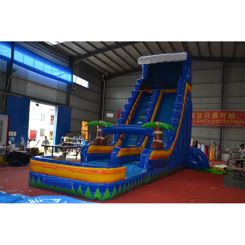 2026Tall Giant Double Lane Com - đánh giá và giá Kids Outdoor Inflatable Water Slide