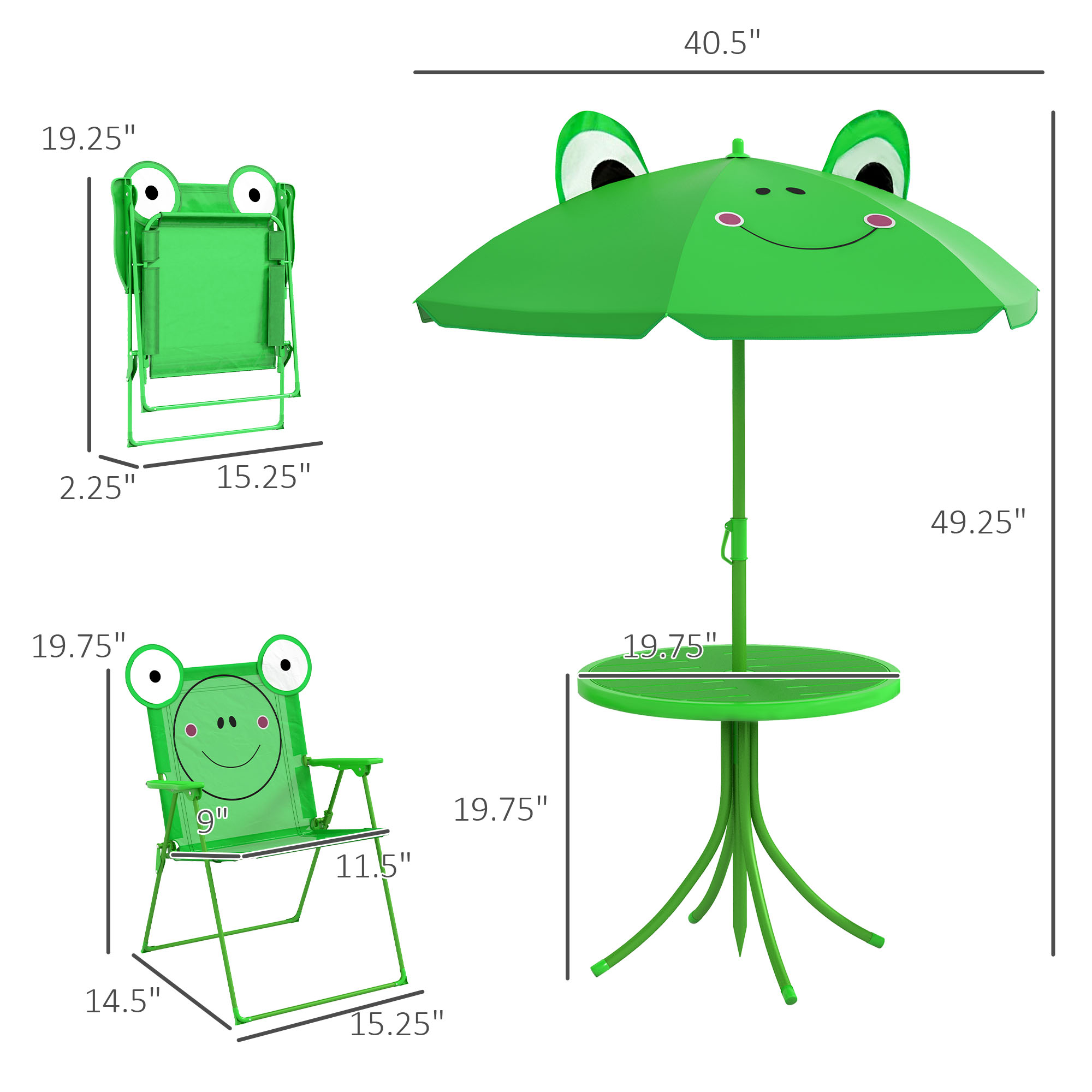 Kids Table and Chair Set, Outd - đánh giá và giá Kids Outdoor Table And Chairs