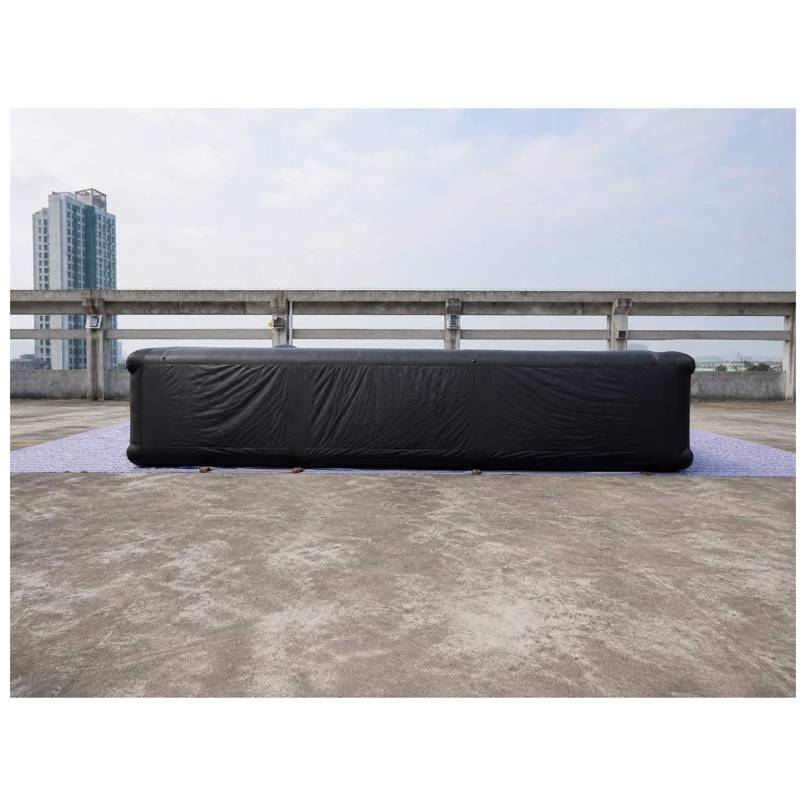 Mê cung bơm hơi lớn màu đen tr - đánh giá và giá Kids Outdoor Games