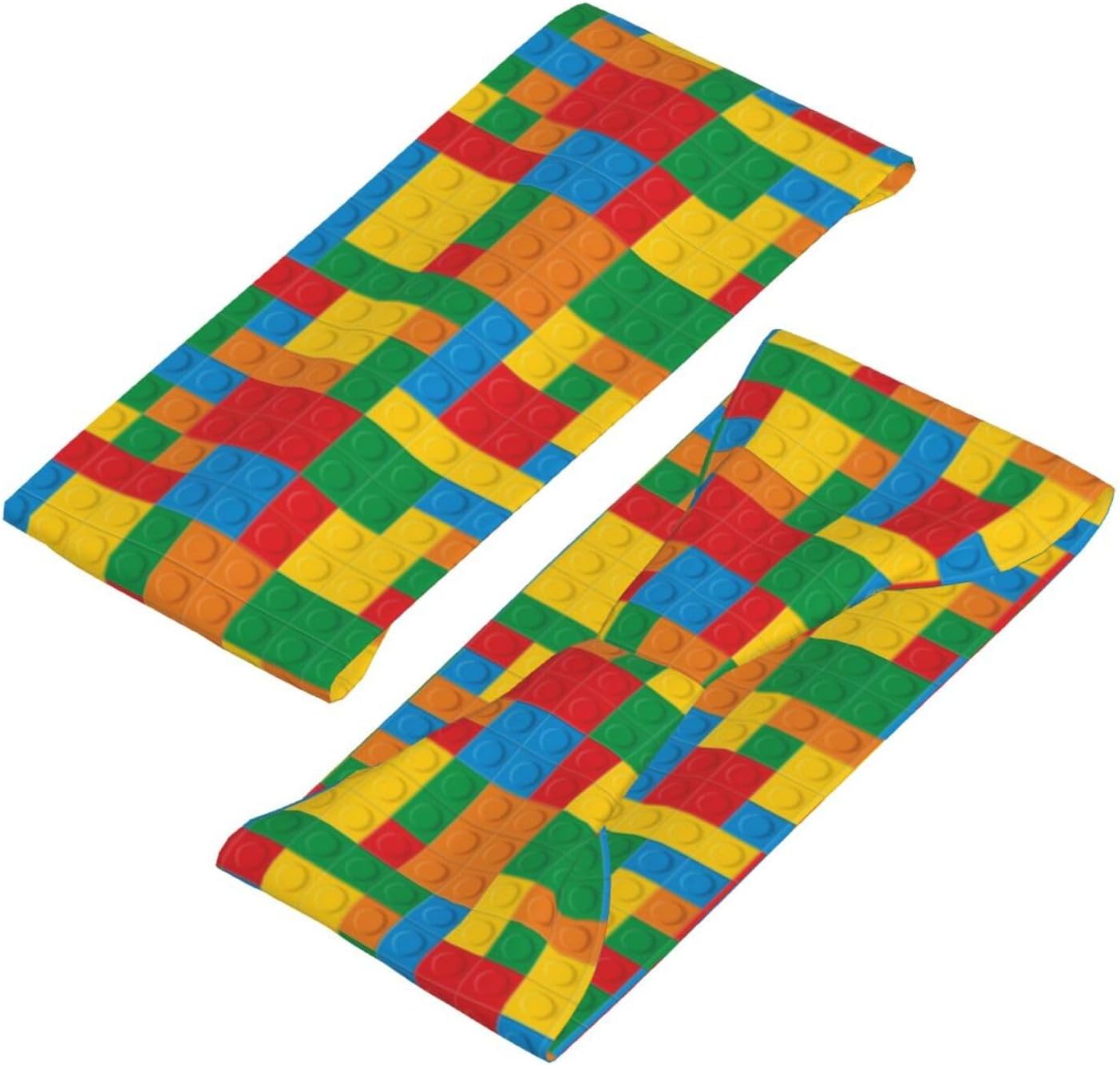 Colorful Building Blocks Print - đánh giá và giá Kids Outdoor Yoga