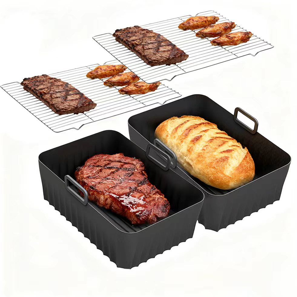 Silicone Air Fryer Mold With G - đánh giá và giá Kids Outdoor Ninja Equipment