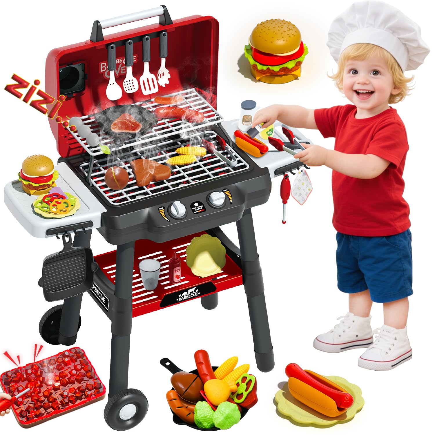 Kid Toy Grill, BBQ Grill Plays - đánh giá và giá Kids Outdoor Bbq