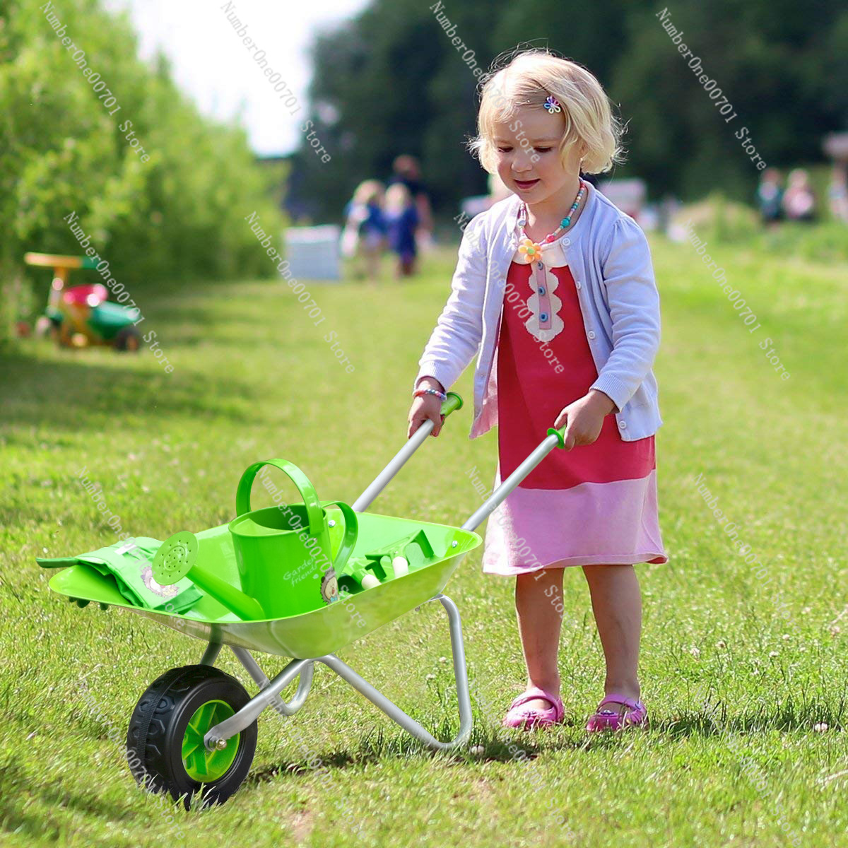 Kids Outdoor Wheelbarrow, Gree - đánh giá và giá Kids Outdoor Toys
