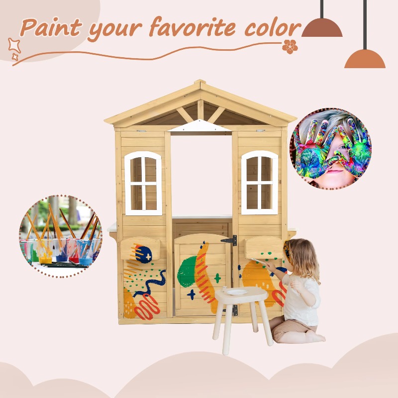Modern Classic Solid Wood Play - đánh giá và giá Kids Outdoor Furniture