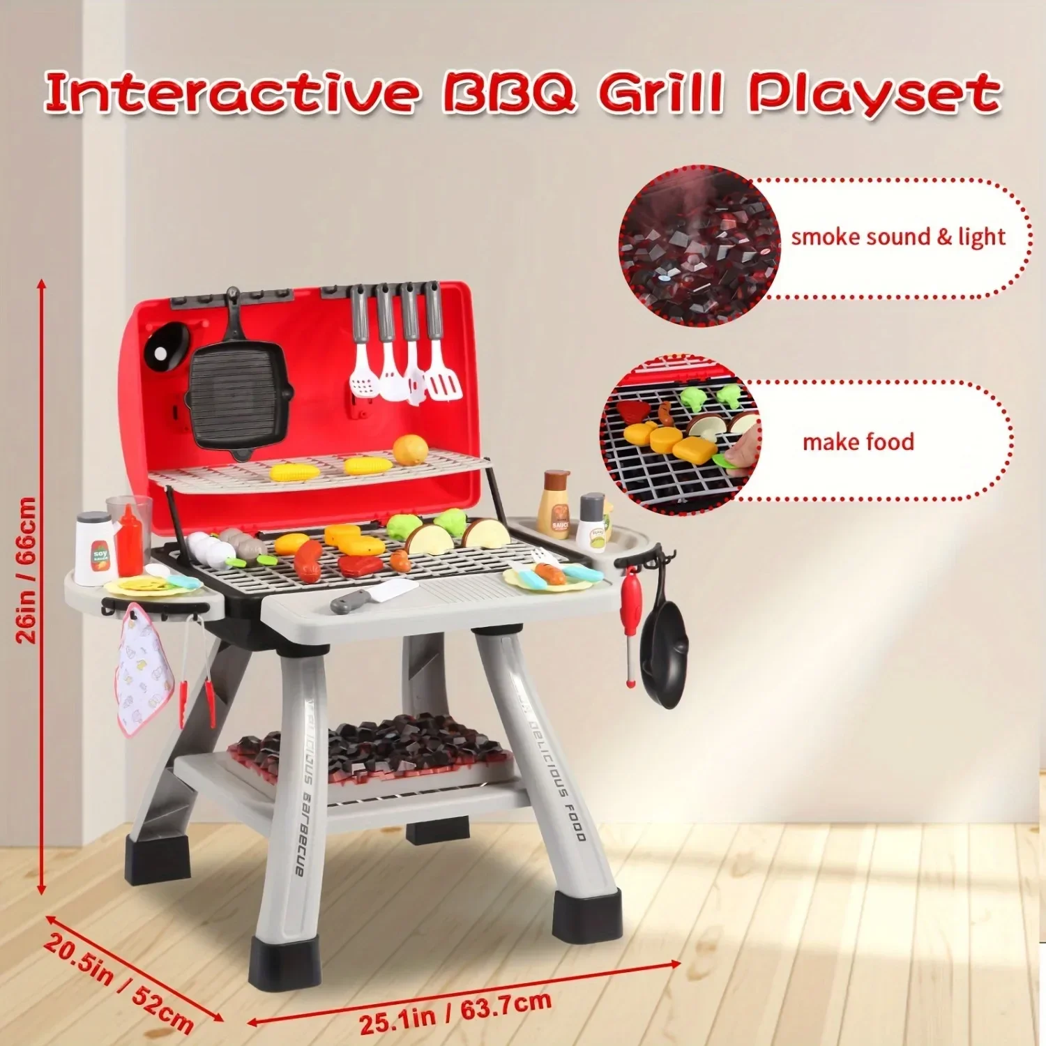 Barbecue Grill Toy Set Kids BB - đánh giá và giá Kids Outdoor Bbq