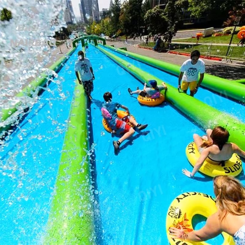 Commercial Giant Slip N Slide  - đánh giá và giá Kids Outdoor Inflatable Water Slide