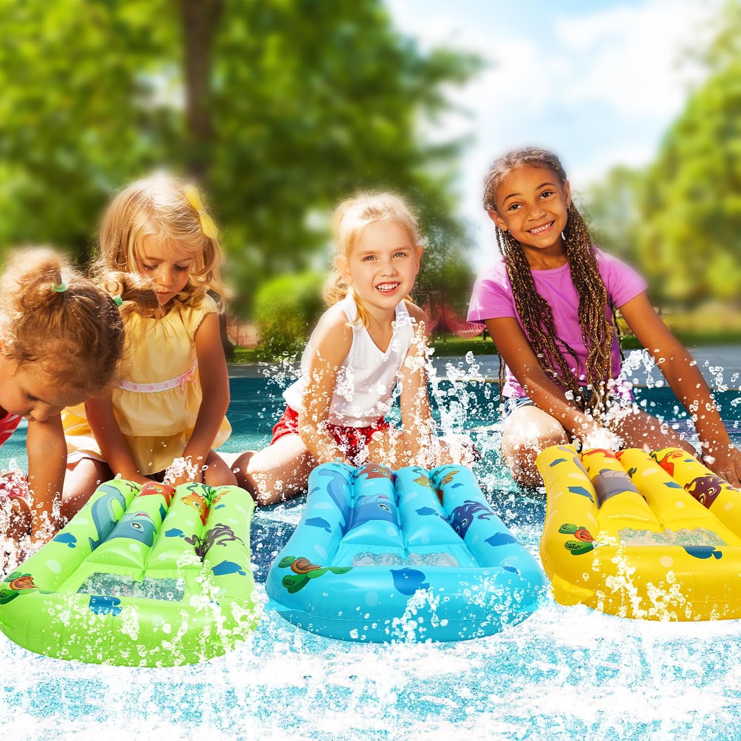 Water Floating Ring Inflatable - đánh giá và giá Kids Outdoor Hammock Chair