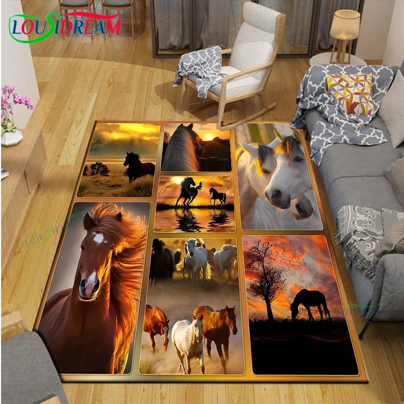 Fashion 3D Beautiful Horse Pri - đánh giá và giá Kids Outdoor Yoga