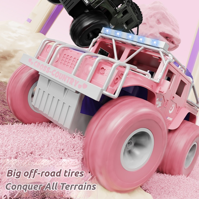 Super Large Pink RC Off-Road C - đánh giá và giá Kids Outdoor Dirt Toys