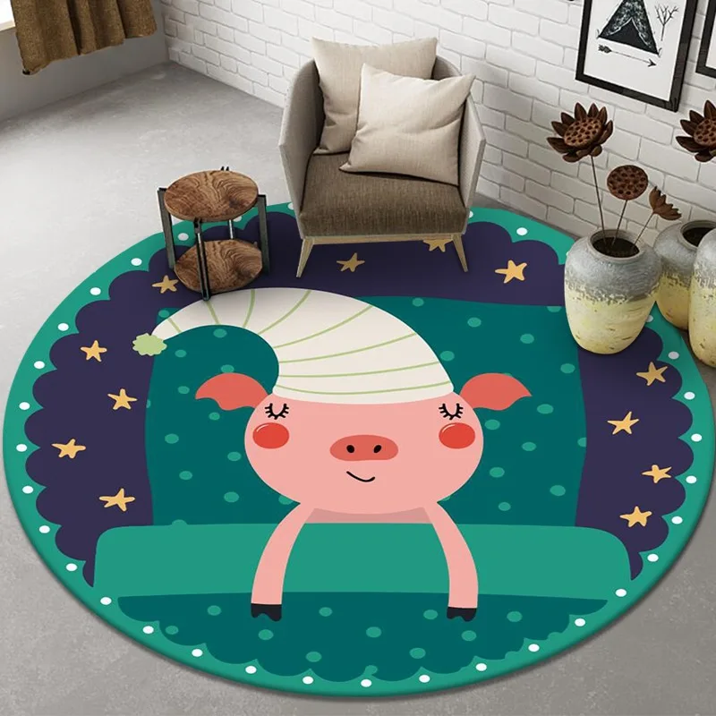Cartoon Panda Printed Round Ca - đánh giá và giá Kids Outdoor Yoga