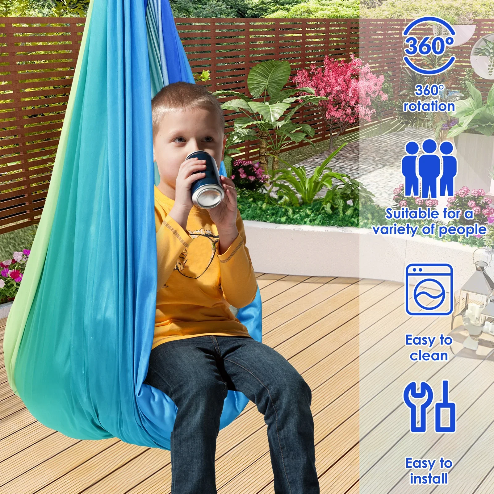 Sensory Swing Comfortable Kids - đánh giá và giá Kids Outdoor Furniture