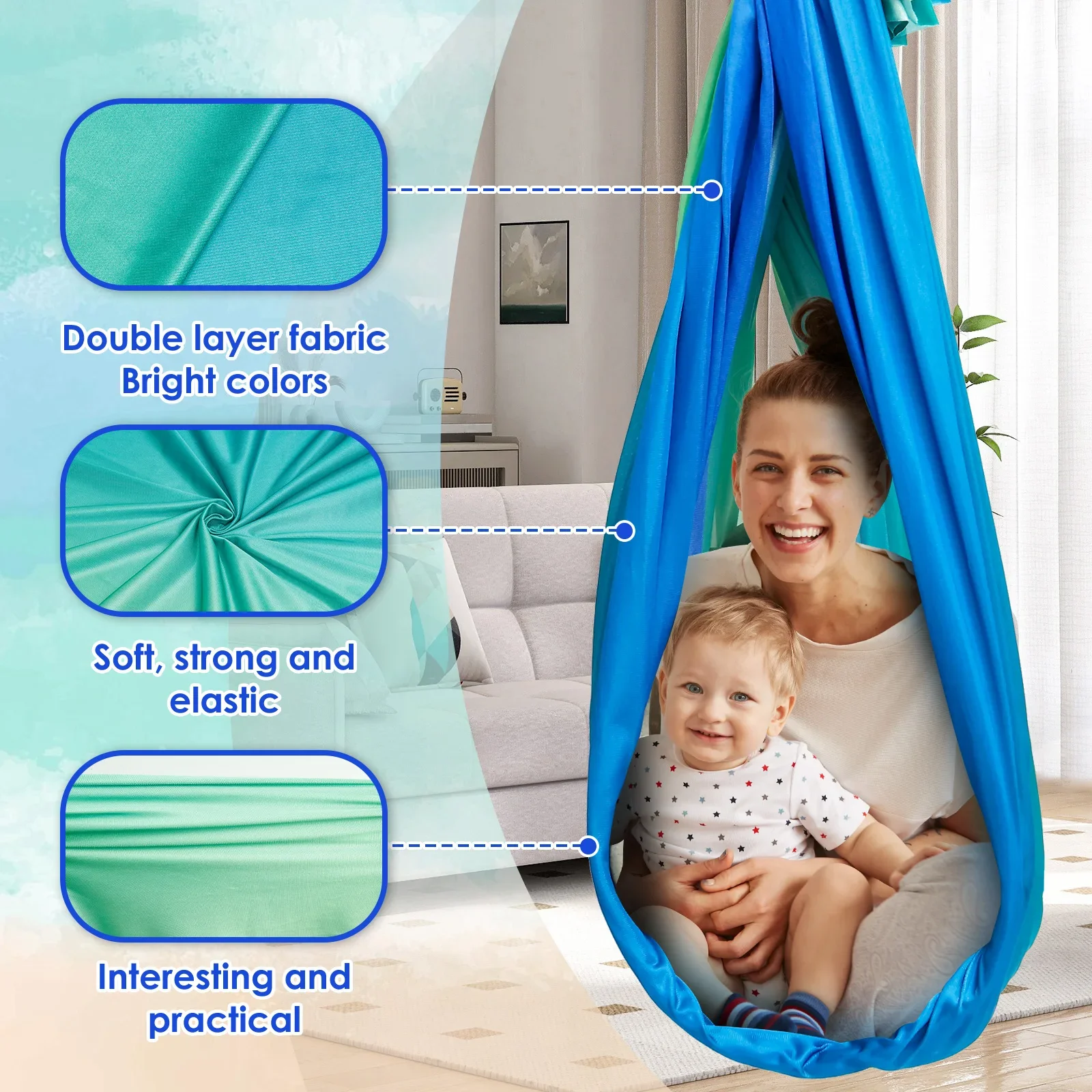 Sensory Swing Comfortable Kids - đánh giá và giá Kids Outdoor Furniture